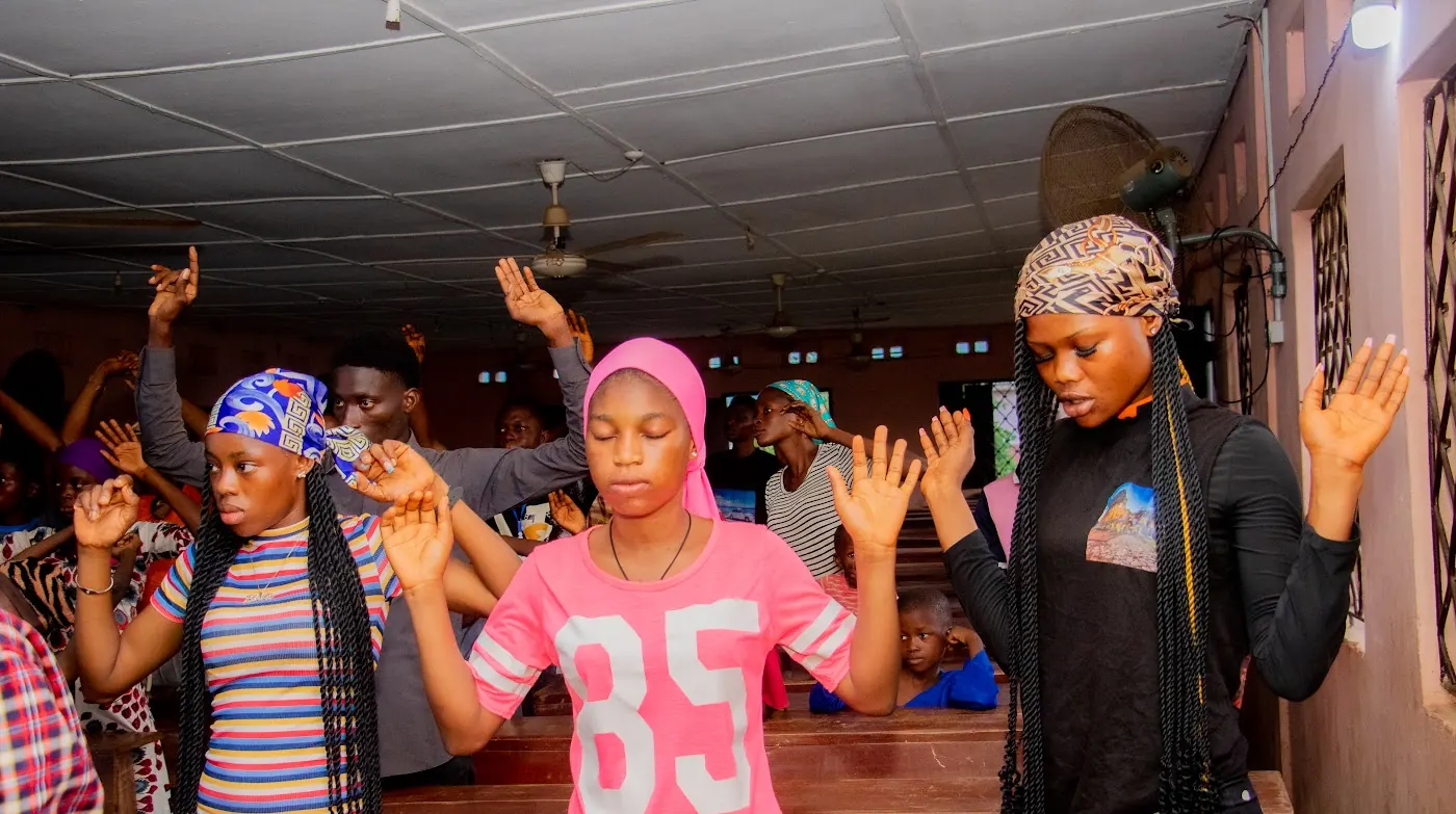 Worship & Word 2024 · Come Up Hither: worshippers praying and praising at Adoration New Life Ministry, Aiyepe, Ijebu