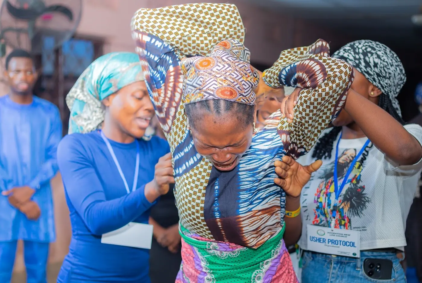 Worship & Word 2025 · At the Scent of Water: worshippers praying and praising at Adoration New Life Ministry, Aiyepe, Ijebu