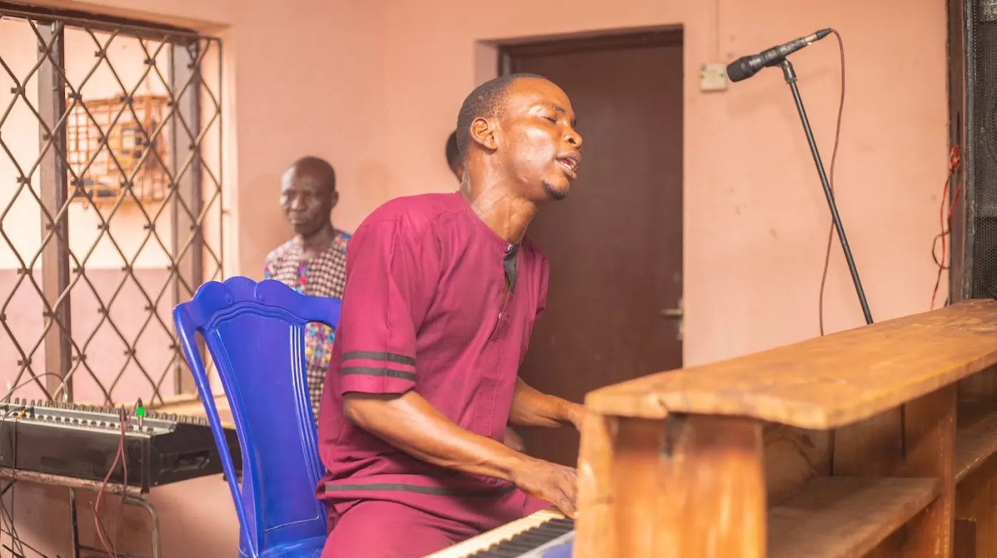 Worship & Word 2025 · At the Scent of Water: worshippers praying and praising at Adoration New Life Ministry, Aiyepe, Ijebu