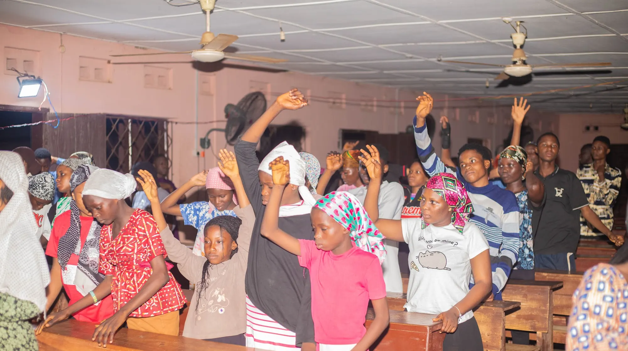 Worship & Word 2025 · At the Scent of Water: worshippers praying and praising at Adoration New Life Ministry, Aiyepe, Ijebu