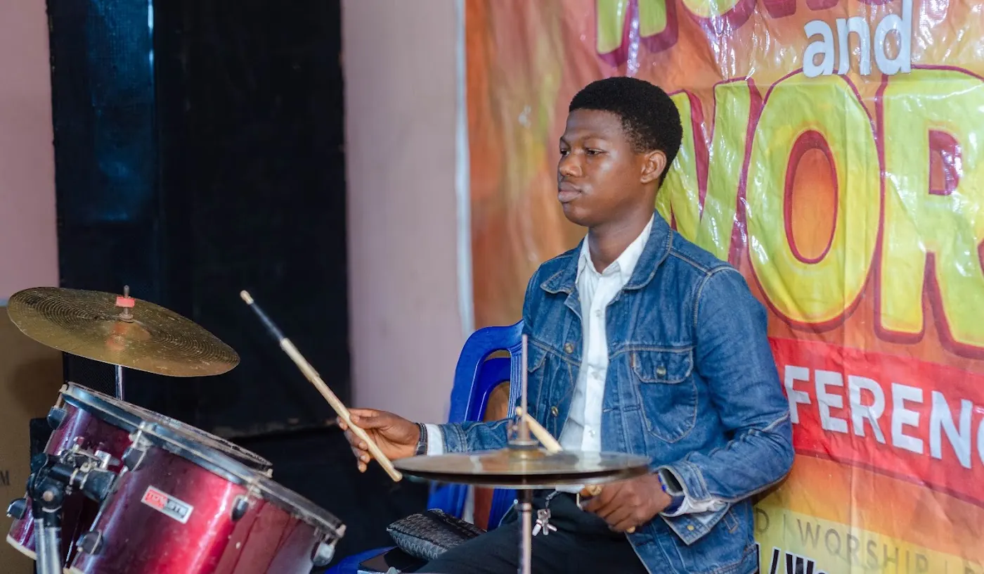 Worship & Word 2026 · New Wine: worshippers praying and praising at Adoration New Life Ministry, Aiyepe, Ijebu